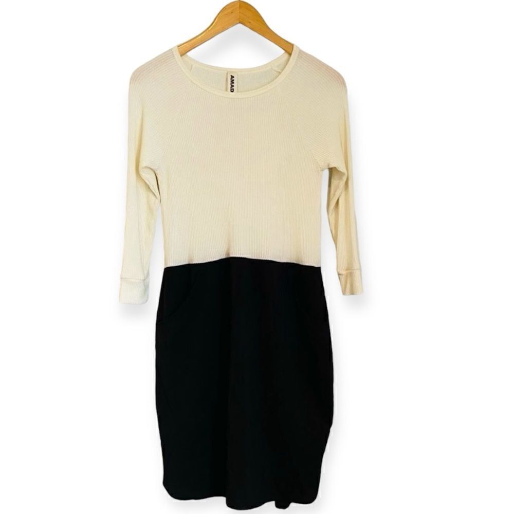Amadi Anthropologie 3/4 Sleeve Cozy Dress